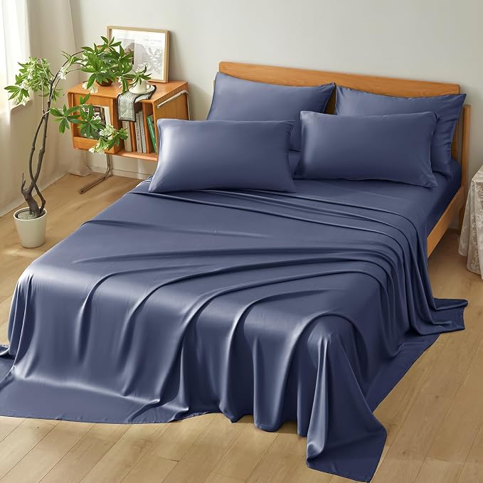 Homiest Cooling Pillow Cases King Size Set of 2, 100% Rayon Derived from Bamboo - Image 6