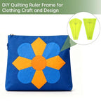 Acrylic Quilting Template Ruler, Design Plate, Patchwork Templates - Image 7