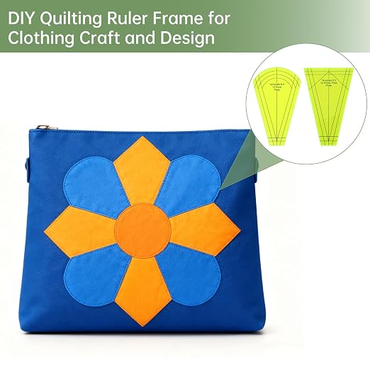 Acrylic Quilting Template Ruler, Design Plate, Patchwork Templates - Image 7