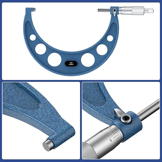 HDLNKAK 0-6 inch Outer Diameter Micrometer Set, 6-Piece high-Precision - Image 6