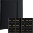 Card Binder 9 Pocket Storage 360 Card Binder, Trading Card Binder Senior and by BOOMIBOO