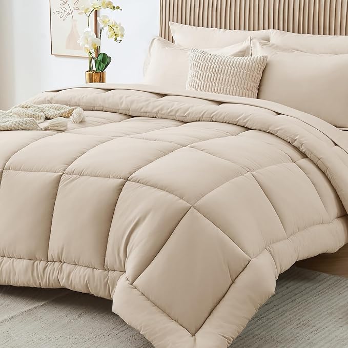 Sasttie California King Comforter Set, 7 Pieces Cal King Bed in a Bag, Complete by SASTTIE