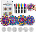 Hula Home Stained Glass Mandala Art Kit by HulaHome