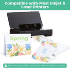 Ohuhu A2 Blank White Cards and Self-Seal Envelopes 100 Pack - Image 3
