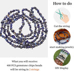 400pcs Natural Chip Stone Beads - Image 9