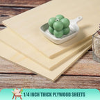 6 Pack 10.7 x 7 x 1/4 Inch-6mm Thick Basswood Sheets - Image 6