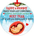 WaaHome Funny Pregnant Christmas Ornaments 2026 by WaaHome