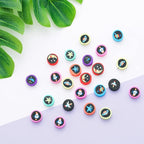 100pcs Outer Space Polymer Clay 10mm Spacer Beads - Image 4