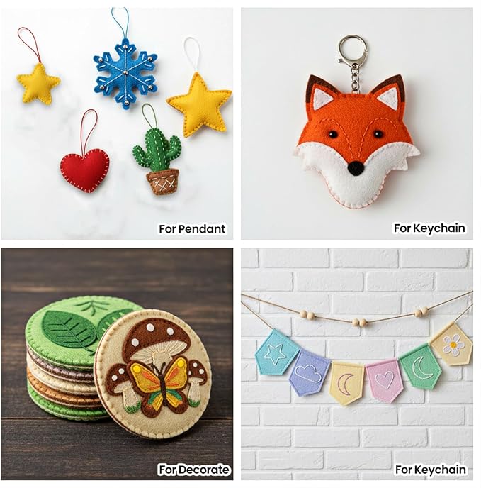 120 Pcs 12 x 12 Inch Felt Sheets - Image 7