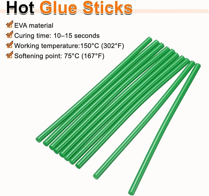 HARFINGTON 10pcs Hot Glue Sticks 0.28" Dia x 3.94" Long EVA Mini Hot Melt - Image 4