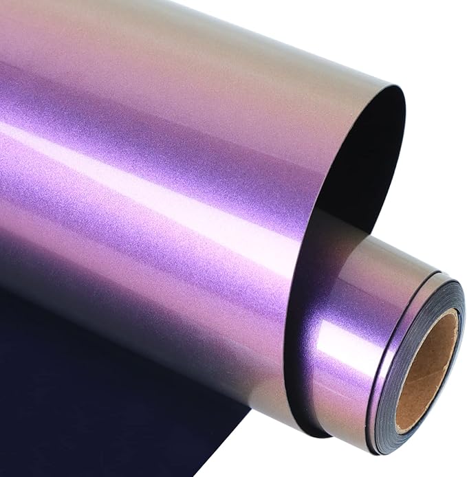 guangyintong Chameleon Heat Transfer Vinyl HTV Rolls, Changing Color HTV Vinyl - Image 6