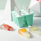 Popsicle Mold, Popsicle Molds 6 Pieces Silicone Ice Pop Molds BPA Free Popsicle - Image 5