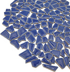 200g Ceramic Mosaic Tiles for Crafts, Irregular Stained Ceramic 0.2"x0.8" - Image 2