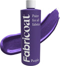 Fabricoat Purple Fabric Upholstery Paint & Dye | 250ml / 8.5 fl oz | Purple by Fabricoat