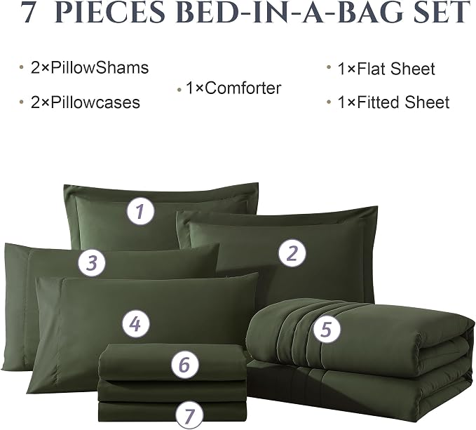 Monbix Queen Comforter Set - Image 8