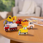 Melissa & Doug Construction Vehicles Wooden Chunky Puzzle - Image 9