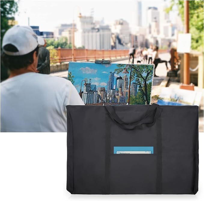 JJRING Dacron Light Weight Art Portfolio Tote Bag, and Drawing - Image 9