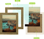 Golden State Art, 8X10 Ornate Finish Photo Frame, Distressed Gold Color - Image 3
