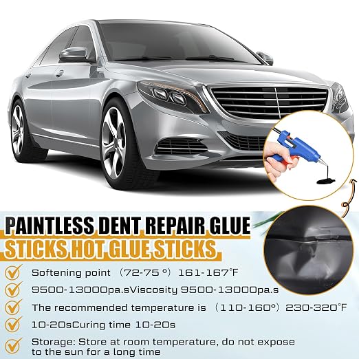 CroBlissful 60 Pcs Paintless Dent Repair Glue Sticks PDR Glue Hot Sticks - Image 6