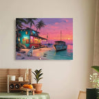 Diamond Art Kits for Adults Beginner, Beach DIY Landscape Painting Diamond - Image 5