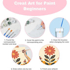 4 Pack Framed Paint by Numbers Kit - Image 9