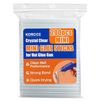 200 Pack Mini Hot Glue Sticks, 0.27" Diameter x 4" Length, All Temperature - Image 8