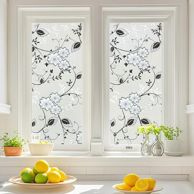 Bloss Frosted Privacy Window Film - Image 2