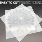 10PCS 10mil Blank Mylar Stencil Sheets, 12X12 inch Milky Translucent PET Blank - Image 6