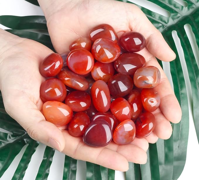 DUQGUHO Red Carnelian Crystals Healing Crystal Stones Set Natural Crystals Bulk - Image 6