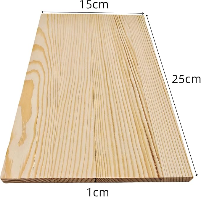 4PCS Rectangle Wood Boards Unfinished Wood Blocks - Image 3