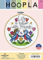 Design Works Crafts Friends Counted Cross Stitch Kit - Image 2
