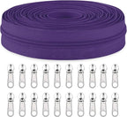 Sawoake #3 Nylon Coil Zippers by The Yard Bulk 10 Yards by Zipper