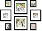 Americanflat Square Picture Frame Set in Black by Americanflat