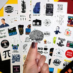 BulbaCraft 100Pcs Nerd Stickers, Cool Nerd Gifts - Image 6