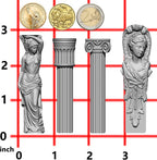 Art Mold for Polyclay Air Dry Clay Plaster, Decorative Column and Sculpture - Image 4