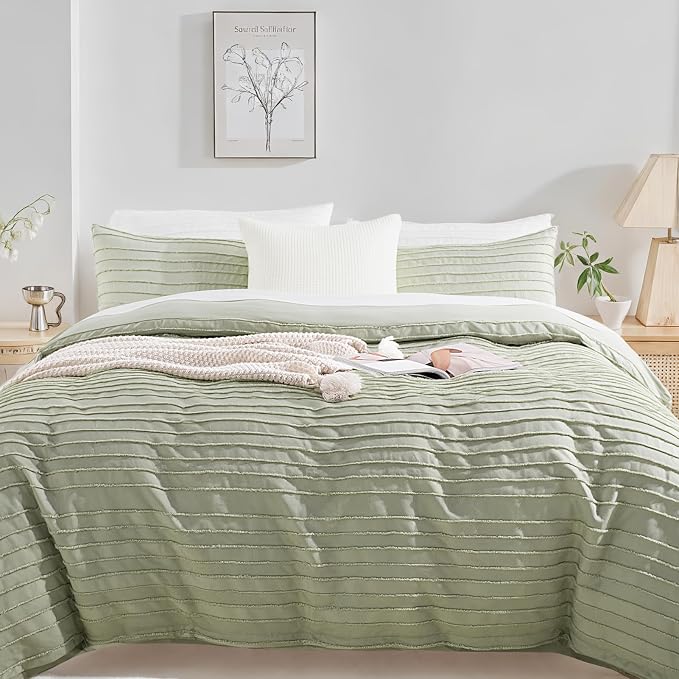 NEXHOME PRO Duvet Cover Full, 3 Pieces Boho Tufted Duvet Cover Set, Soft and - Image 8