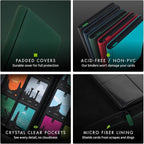 Vault X 4 Pocket Zip Trading Card Binder 160 Cards Exo-Tec | Holds 160 - Image 6
