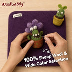 Woolbuddy Wool Felting Pad 10 x 10 x 1.5 Inch, Durable Needle Felting Mat - Image 2