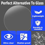 Art3d Round Clear Plexiglass Sheets, 12 Inch Diameter, 1/8" Thick | Transparent - Image 6