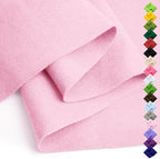Light Pink Soft Felt Fabric Sheet 18" x 36", 1.6mm Acrylic Craft Felt | Soft by AblemeDeco