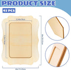 VOKOY 45 Pack DIY Wooden Picture Frames - Image 2