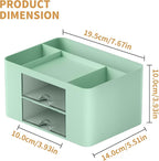 Marbrasse Pen Organizer with 2 Drawer, Desk Organizers and Accessories with 5 - Image 4
