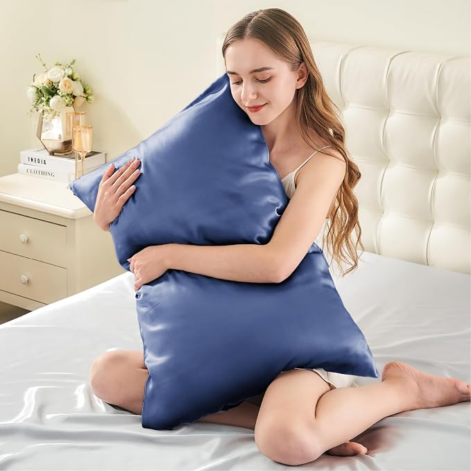 INFIIXSO Silk Pillow Cases 2 Pack Standard Size, Ultra Smooth & Soft Mulberry - Image 8