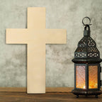 Anglechic 12 Pcs Wooden Cross Craft 12 Inch Wood Crosses - Image 3