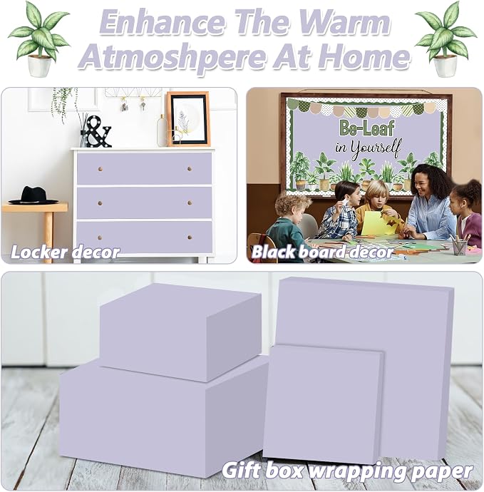 Light Purple Bulletin Board Paper Roll Lavender Bulletin Board Background Paper - Image 6