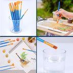 AROIC Acrylic Paint Brush Set, Small Paint Brush Kits - Image 4