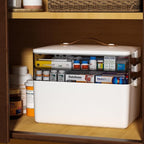 funest 3-Tier Medicine Craft, Organizer Storage, Portable Latch Bin - Image 7