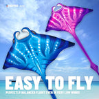 SGftre 3 Piece Set Butterfly Delta Octopus Kites - Image 3
