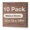 Rowood 10 Pack Walnut Plywood 1/8, 3mm Thick Unfinished Wood by RowoodAssembleArtDecorateLife