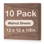 Rowood 10 Pack Walnut Plywood 1/8, 3mm Thick Unfinished Wood by RowoodAssembleArtDecorateLife